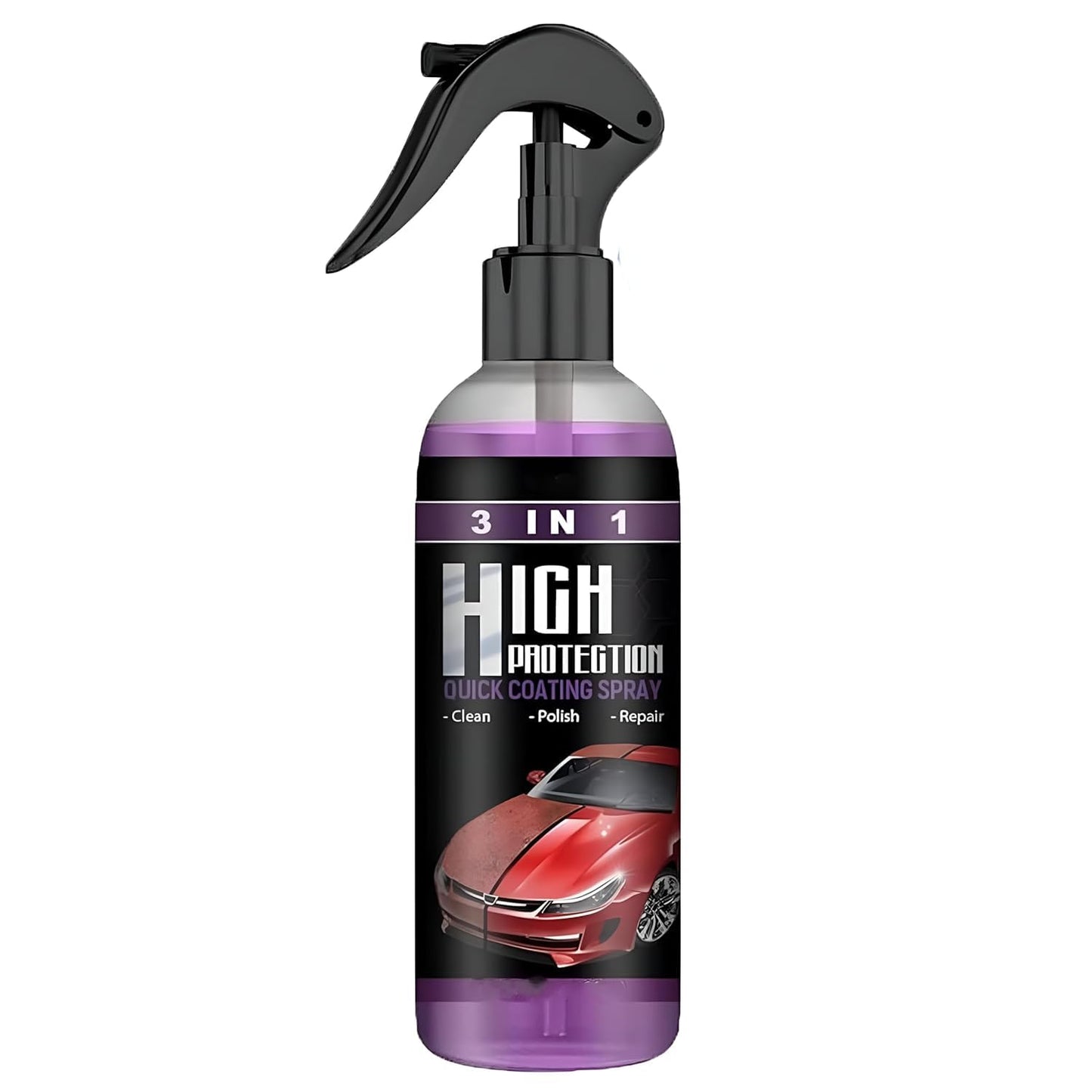 3 in 1 High Proctection Car coating spray Pack of one