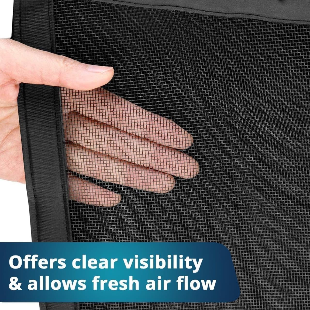 Magic Mesh Magnetic Mosquito Screen Door Net Curtain with Magnets Reinforced Polyester Mesh Curtain